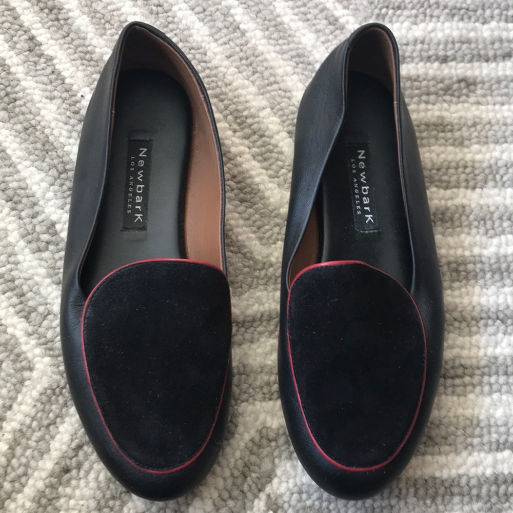 Newbark Los Angeles Liza Suede and Leather Loafers - Picture 3 of 7